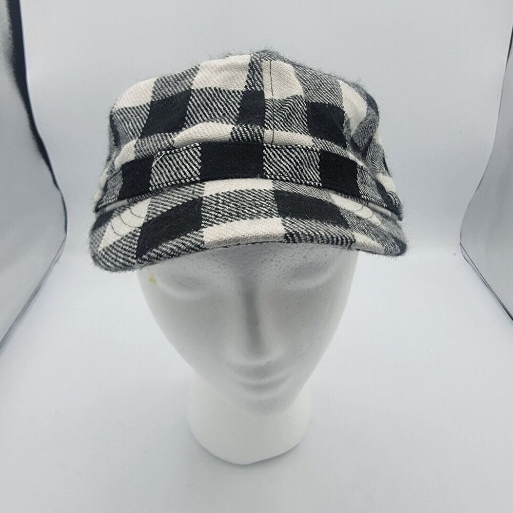 Women's newsboy hat, brand new, one size fits most, Black and white